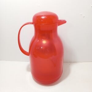 Vintage Red Coffee Thermos Pitcher Alfie